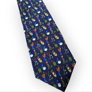 Save the Children My Golfing Dad Silk Necktie